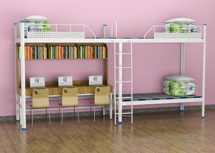 宿舍上下鋪鐵床批發(fā)：學(xué)生床價(jià)格實(shí)惠，品質(zhì)保證，質(zhì)量無憂