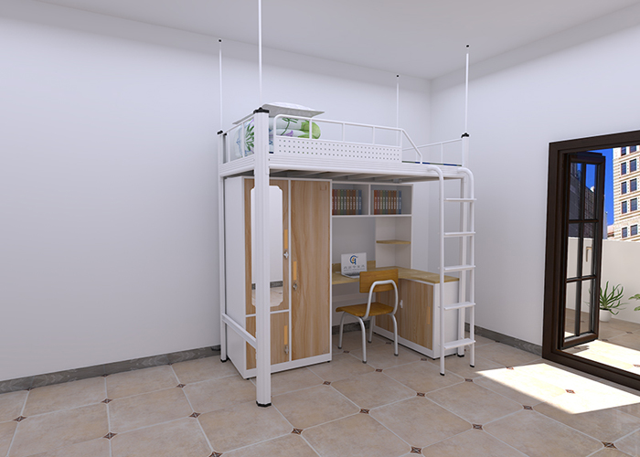 想要安全環(huán)保穩(wěn)固的學(xué)生公寓床么？來(lái)這家學(xué)校公寓床廠家看看吧