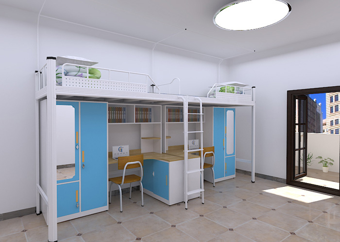 這家學生宿舍的床安全環(huán)保,穩(wěn)固耐用，專業(yè)定制!