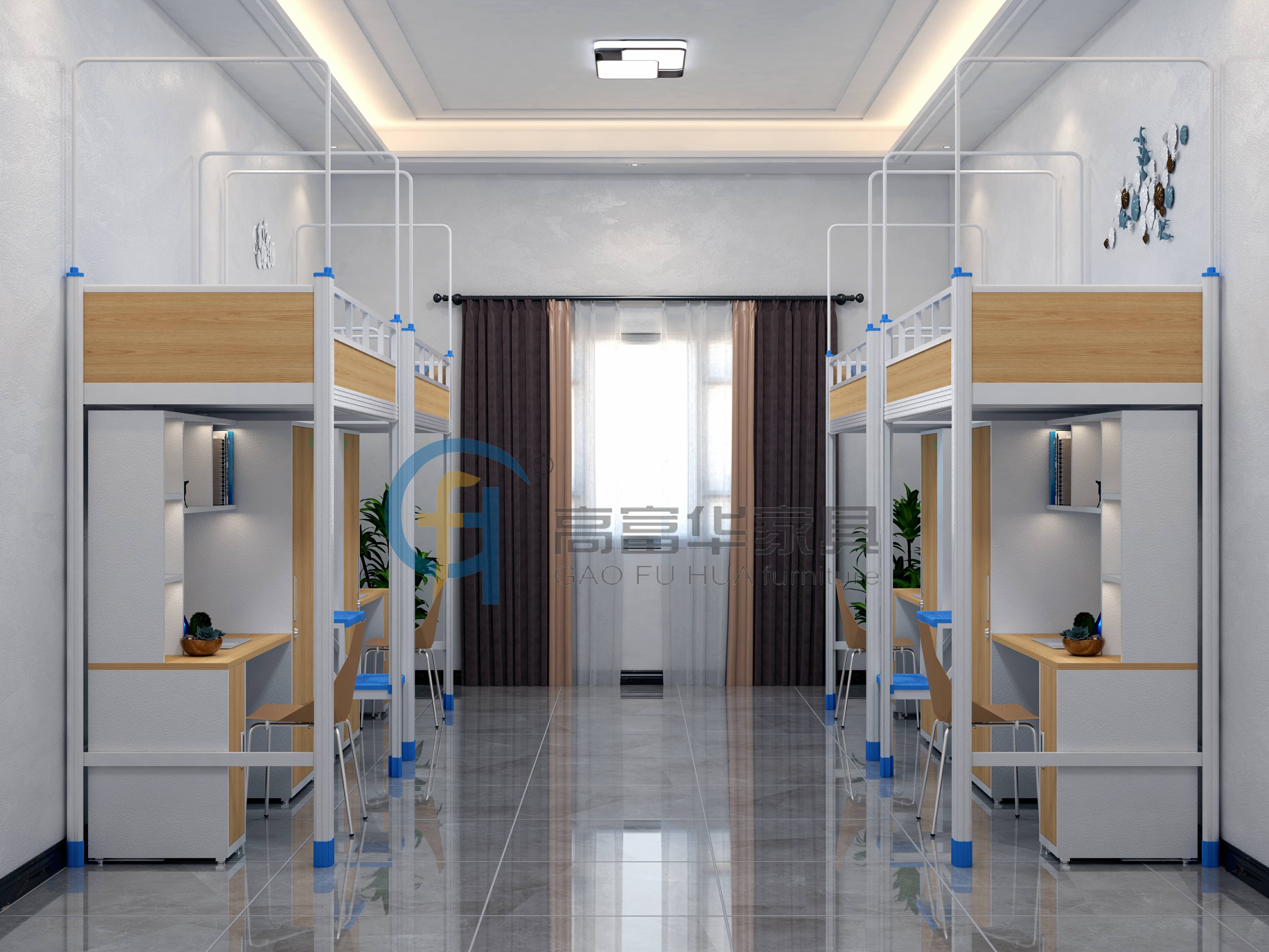 為什么大家喜歡用鐵架床上床下桌？